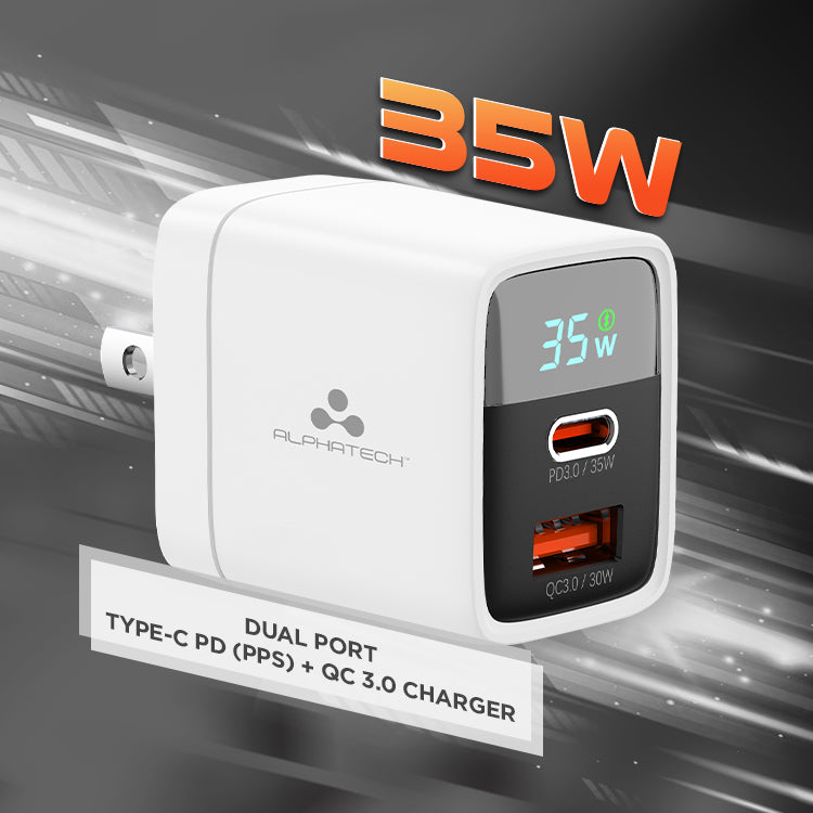 Alphatech Dual Port 35W GaN Charger