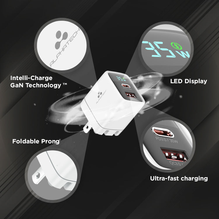 Alphatech Dual Port 35W GaN Charger
