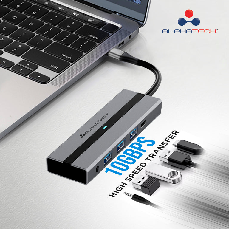 Alphatech 5-in-1 USB-C Hub