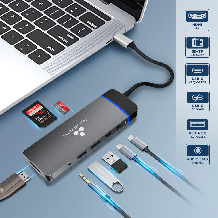 Alphatech 8-in-1 USB-C Hub