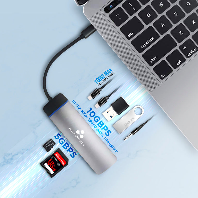 Alphatech 8-in-1 USB-C Hub
