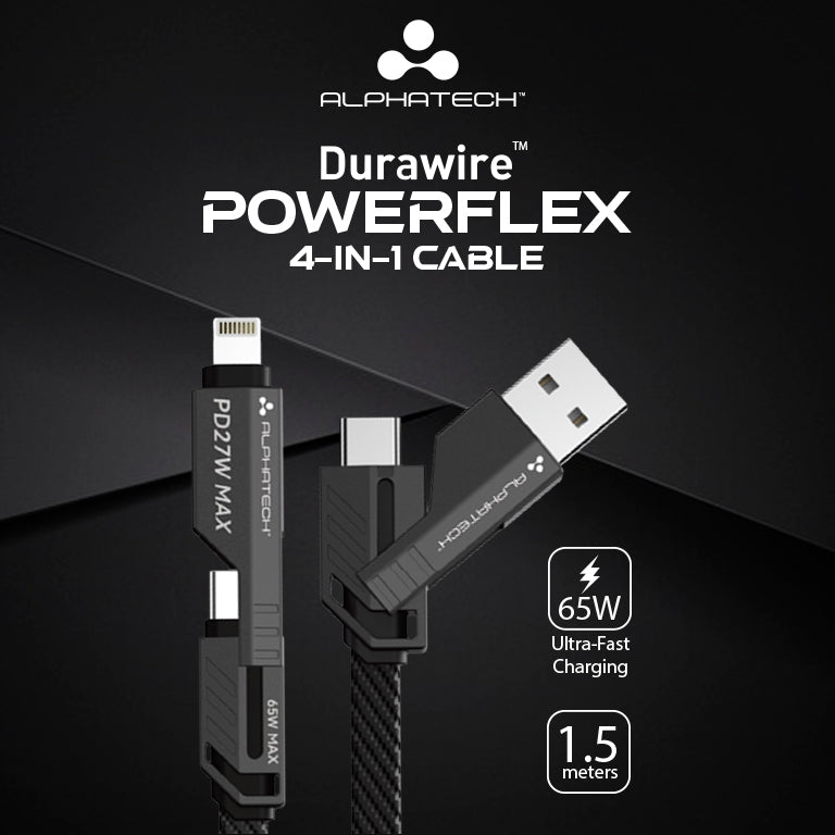 Alphatech Durawire Powerflex 4-in-1 Cable
