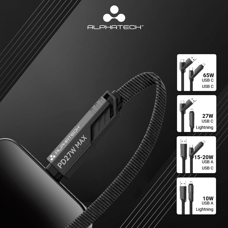 Alphatech Durawire Powerflex 4-in-1 Cable
