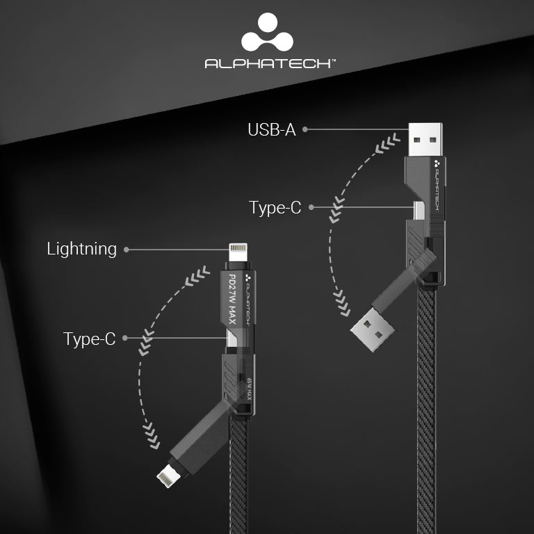 Alphatech Durawire Powerflex 4-in-1 Cable