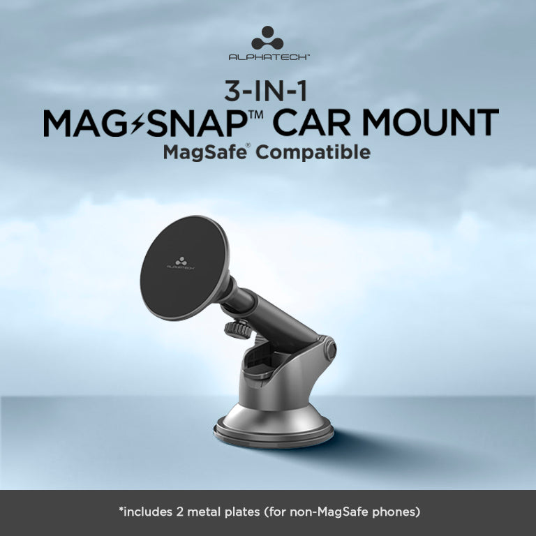 Alphatech 3-in-1 MagSnap Car Mount