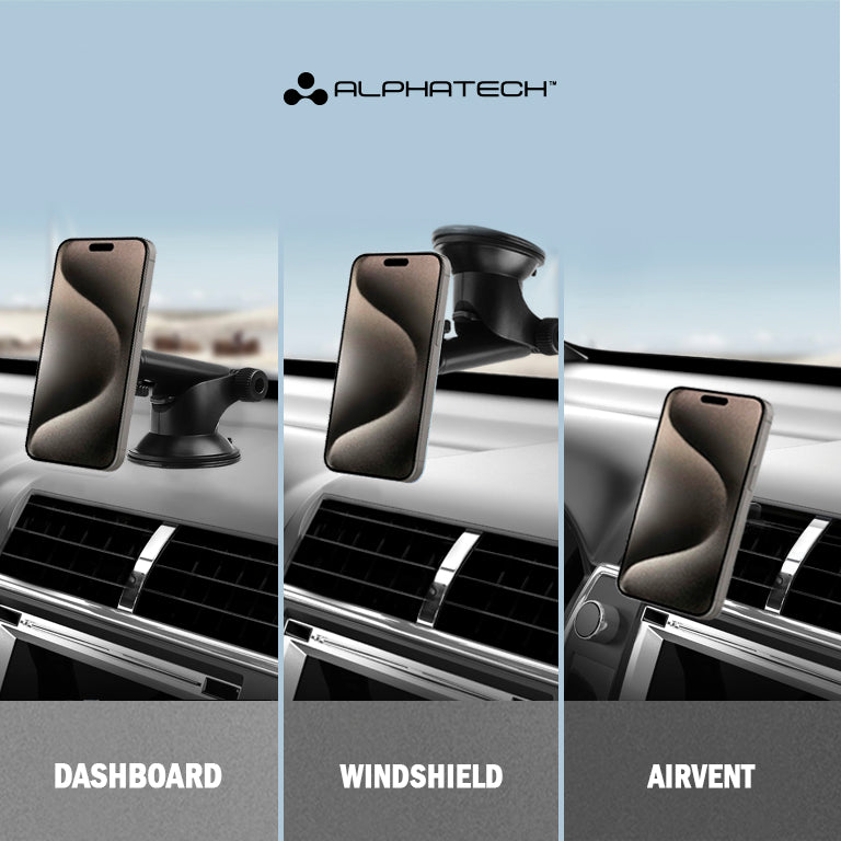 Alphatech 3-in-1 MagSnap Car Mount