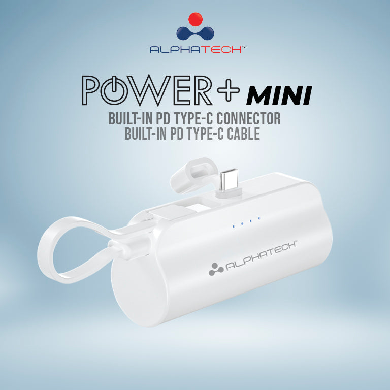 Alphatech Ultra-Mini Powerbank with Type-C Connector