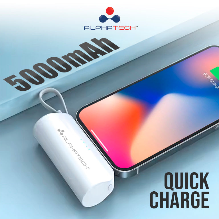 Alphatech Ultra-Mini Powerbank with Type-C Connector