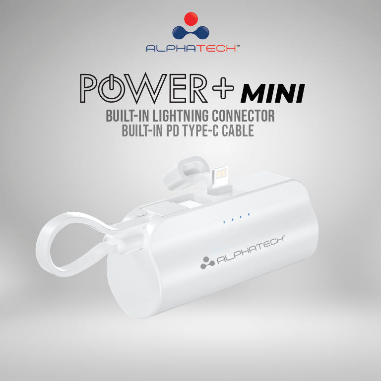 Alphatech Ultra-Mini Powerbank with Lightning Connector