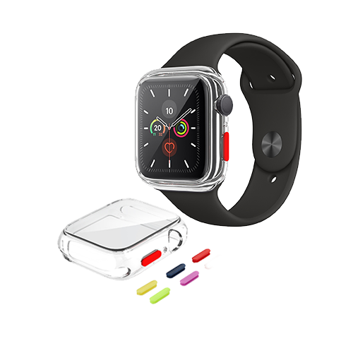 Alphatech Apple Watch Case with Colored Buttons