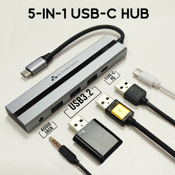 Alphatech 5-in-1 USB-C Hub