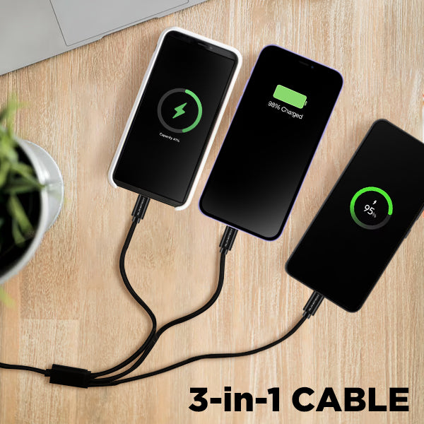 Alphatech 3-in-1 Charging Cable