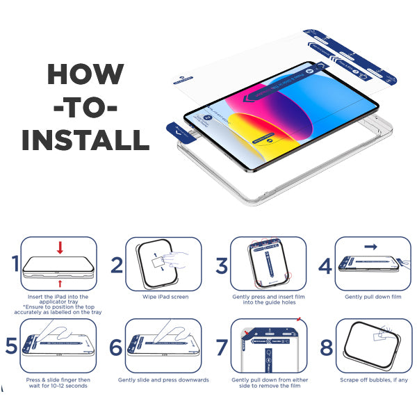 Alphatech Hammer-Strong DIY iPad Screen Protector