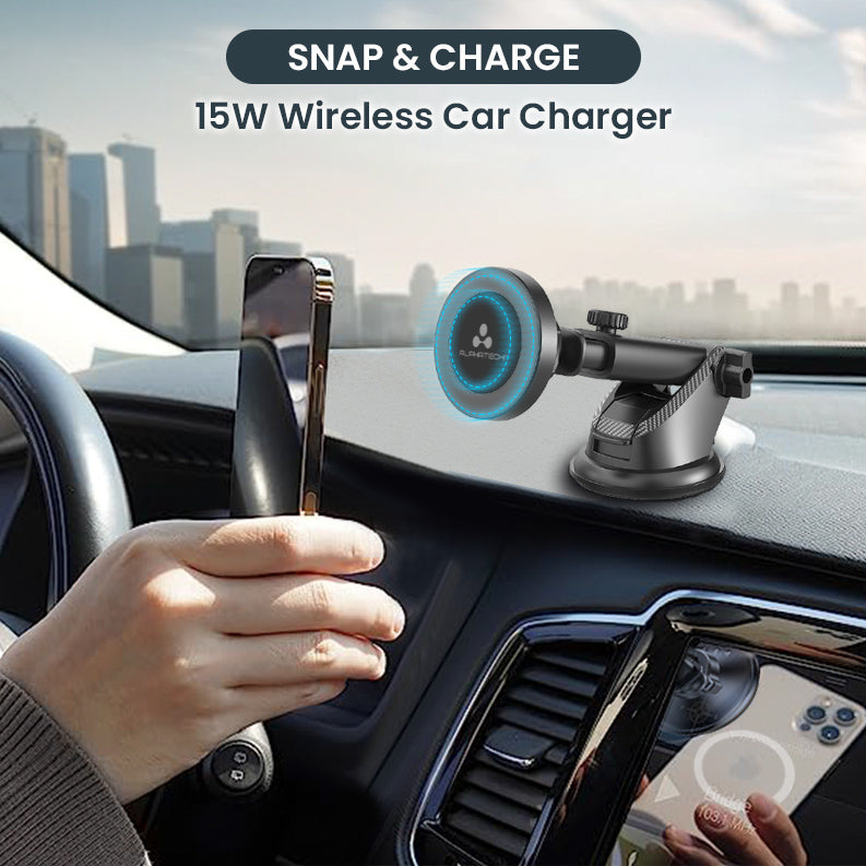 3-in-1 MagSafe Compatible Charger Car Mount