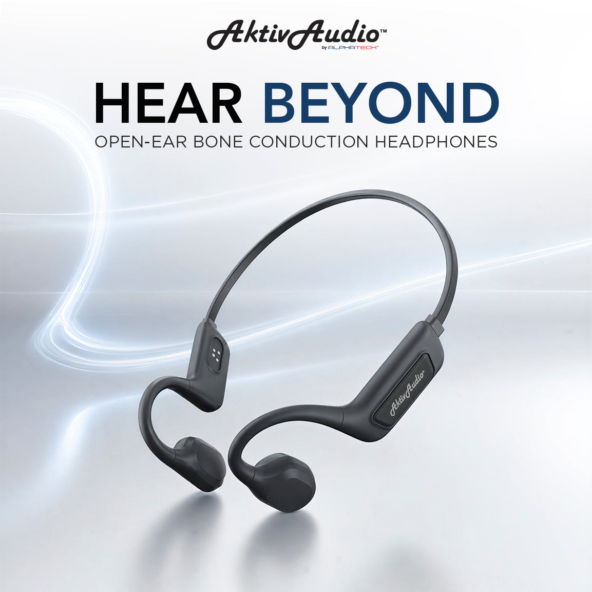 Aktiv Audio Open Ear Bone Conduction Headphones