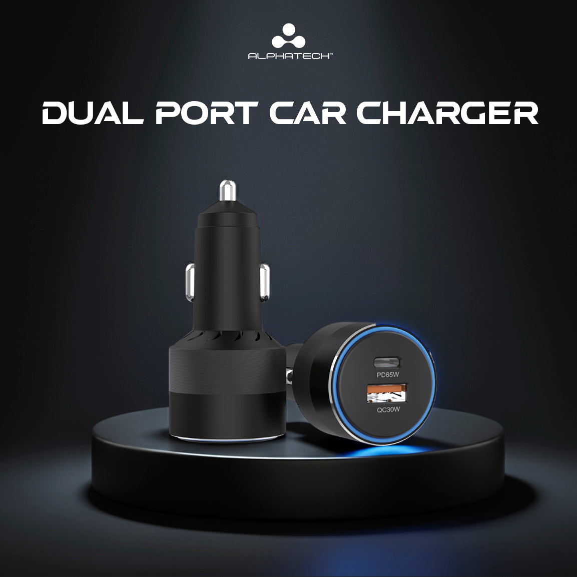Alphatech Dual Port Car Charger