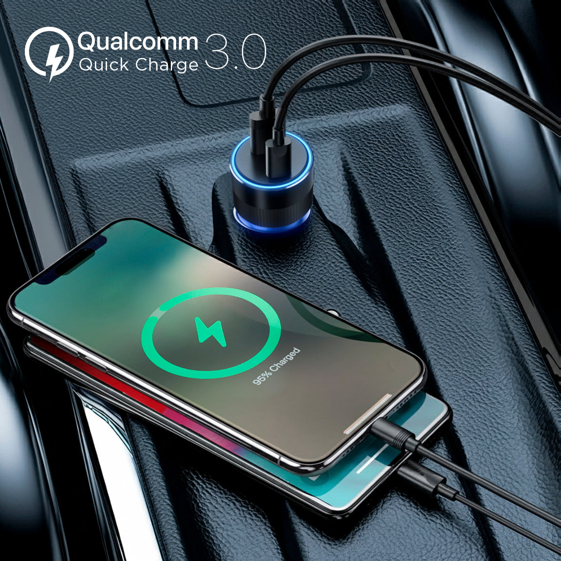 Alphatech Dual Port Car Charger