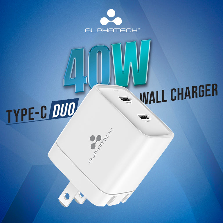 Alphatech Dual Port 40W GaN Charger