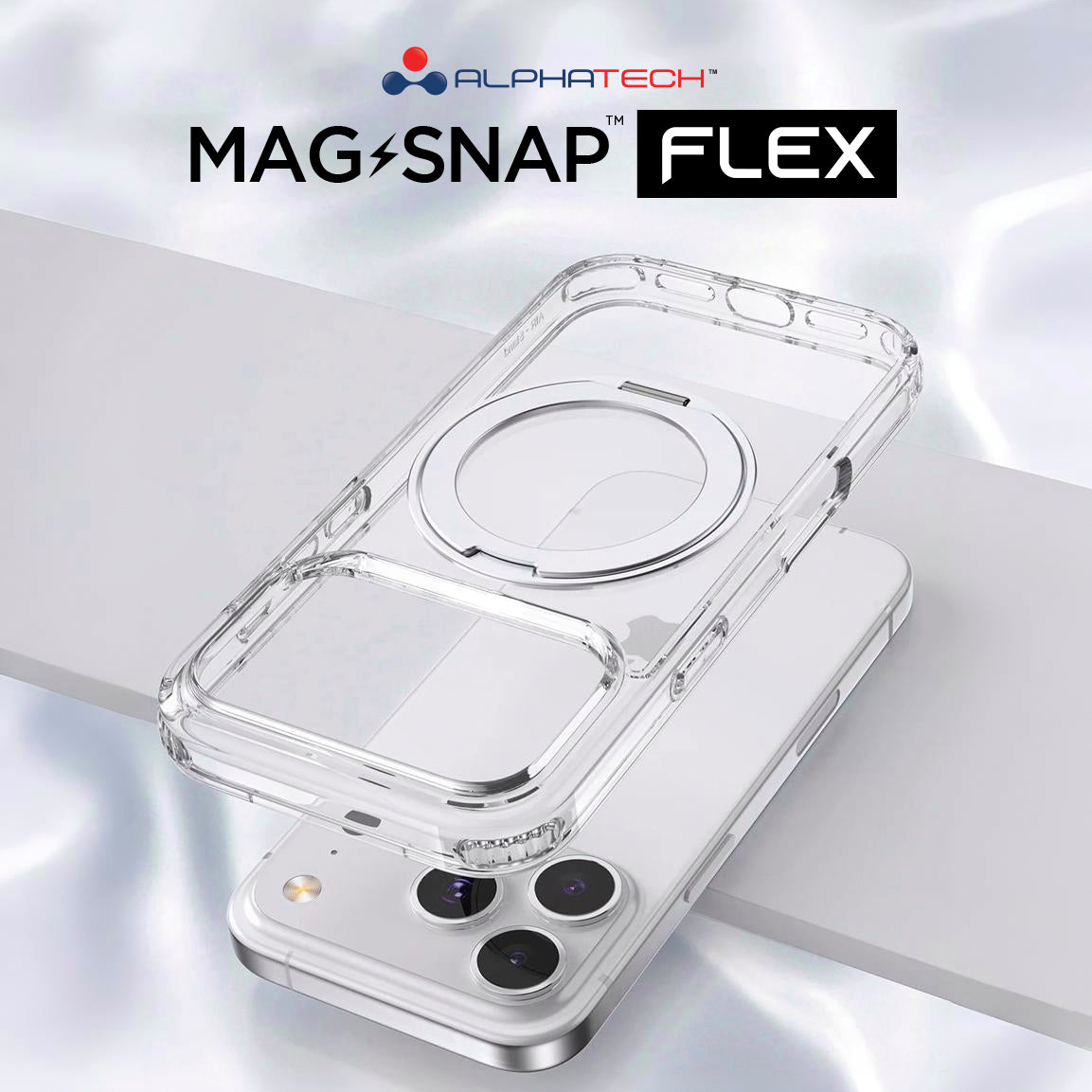 Alphatech Shockproof Case with Kickstand for iPhone