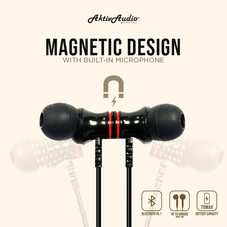 Alphatech Magnetic Earphones