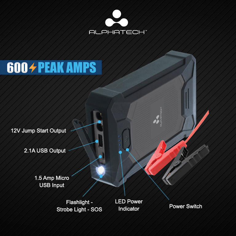 Alphatech 3-in-1 Jumpstarter