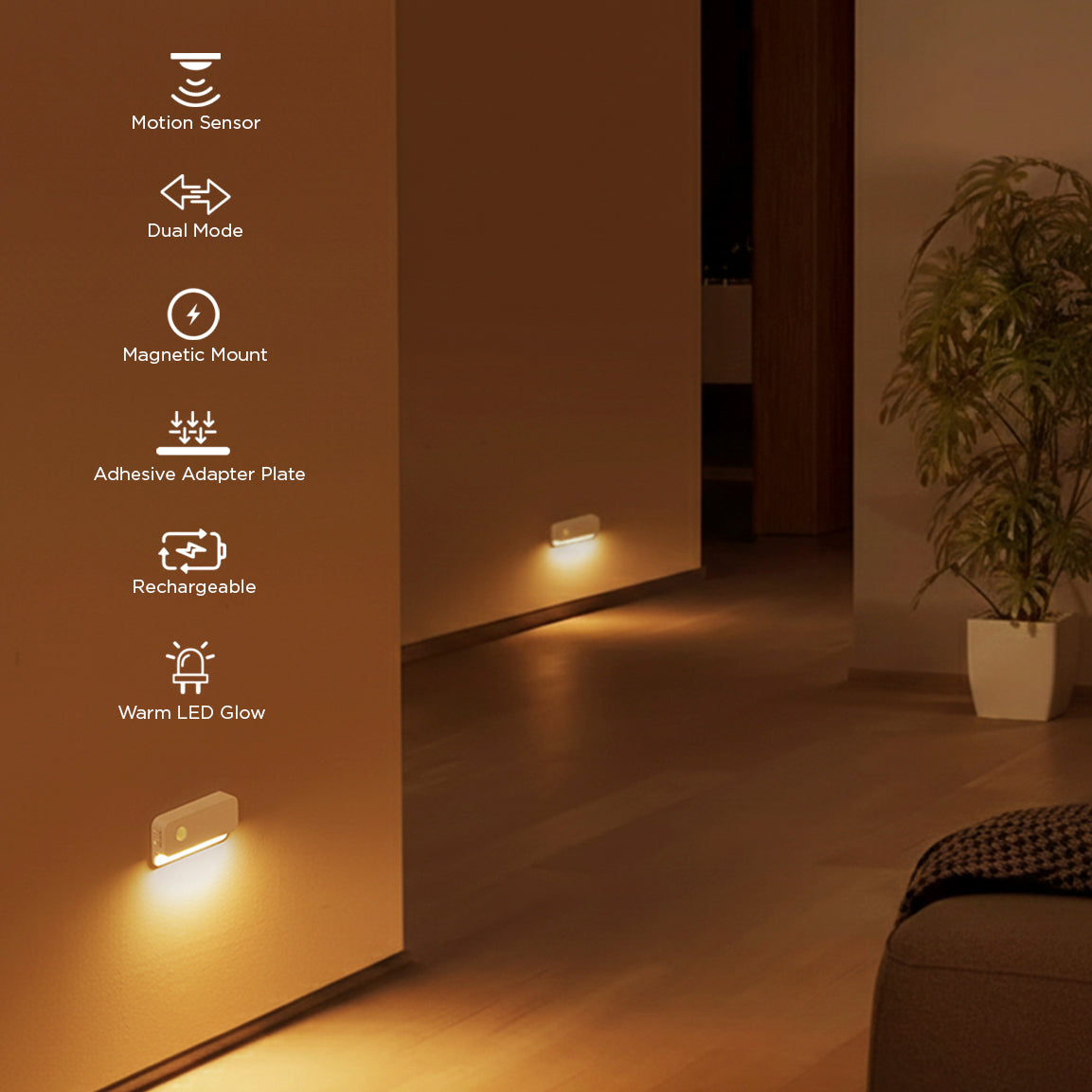 Alphatech 2-Pack Lumari Sensor Light