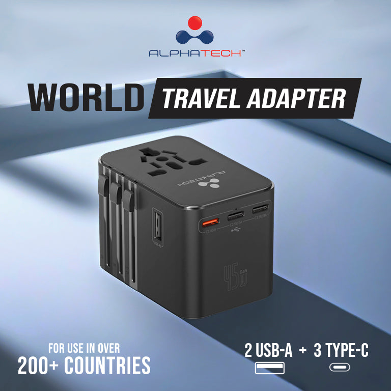 Alphatech World Travel Adapter